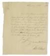 NELSON, THOMAS. Letter Signed, Thos Nelson Jr, as Governor of Virginia, to Brigadier General George Weedon,